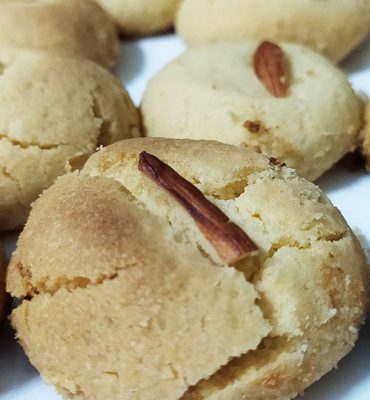 Eggless Nankhatai Biscuit featured