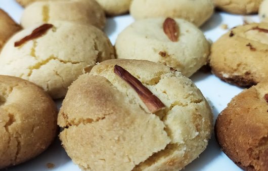 Eggless Nankhatai Biscuit featured