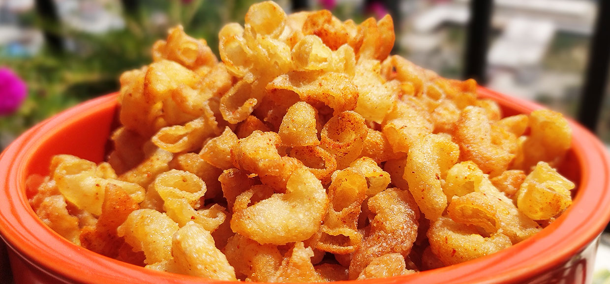 Crispy Macaroni Snacks – Crispy Macaroni Kurkure Recipe - TastyTadka