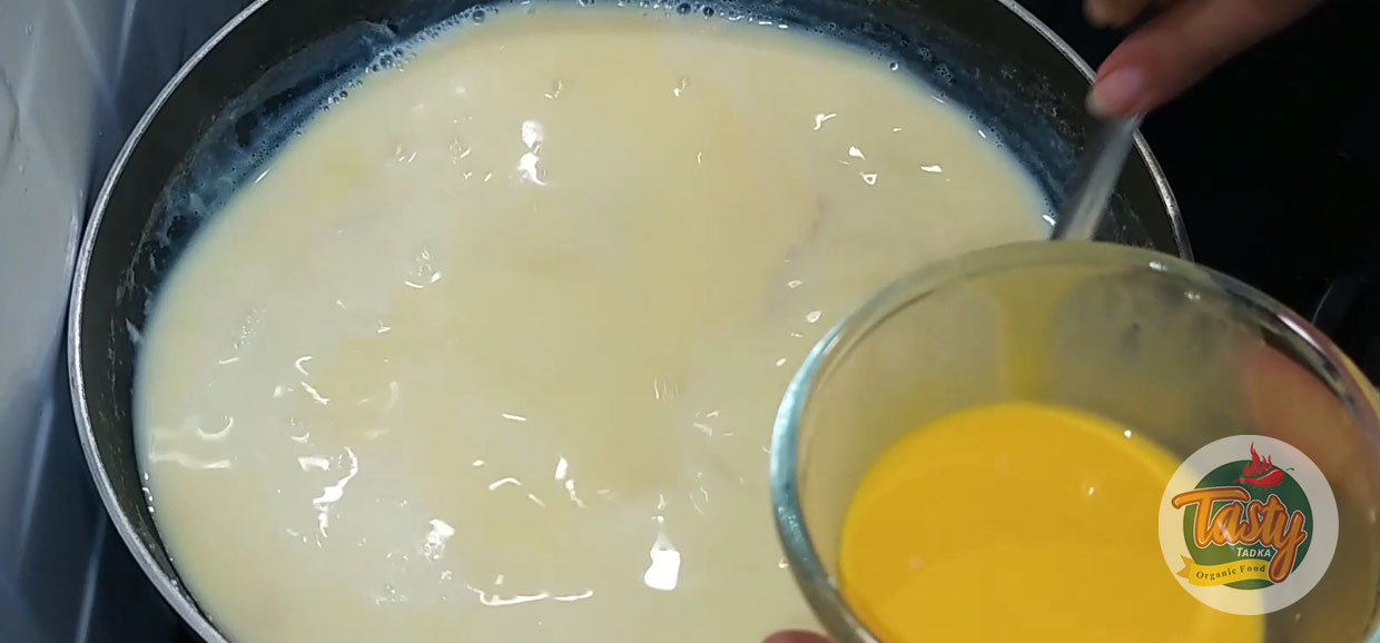 mango custard step 2