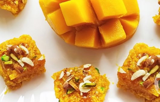mango kalakand featured