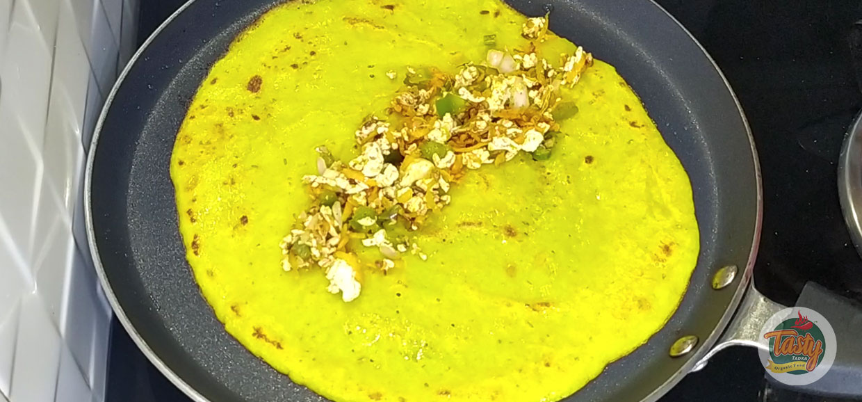 moong dal chilla step 6