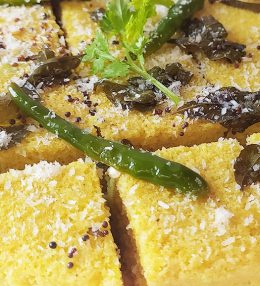 Soft and Spongy Khaman Dhokla recipe at home in just 20 Mins