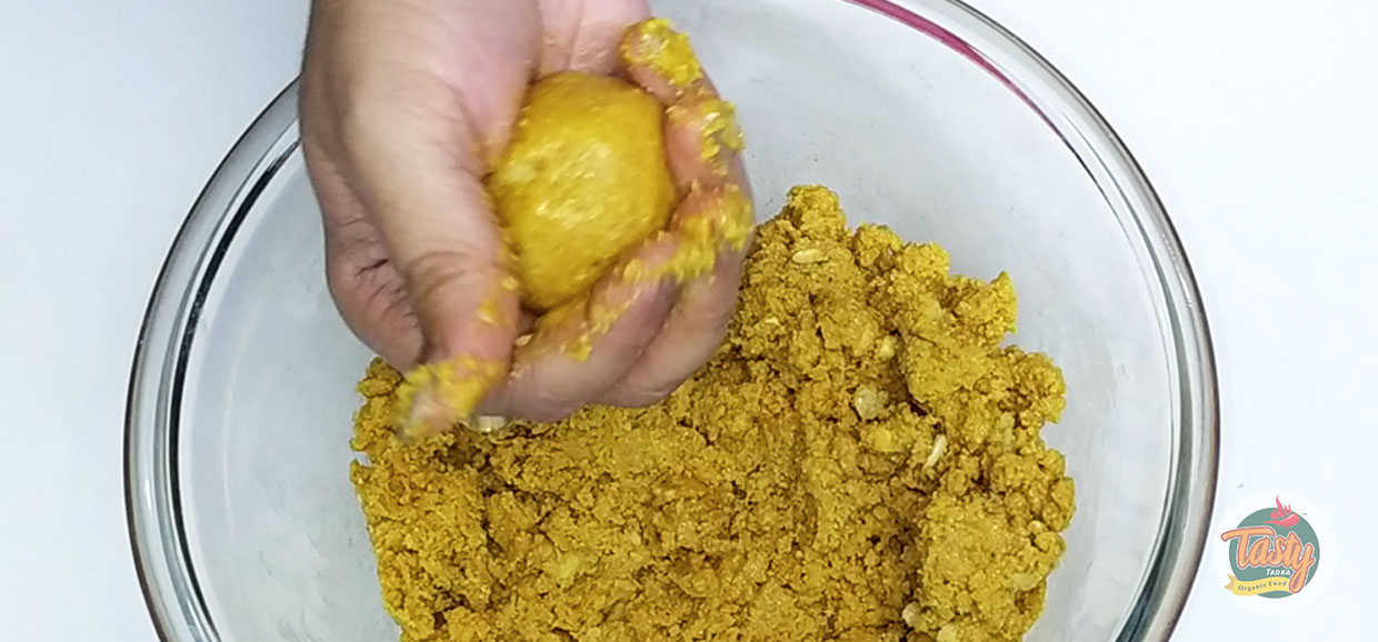 besan laddu step 10