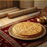 the image beautifully captures the cultural essence of India’s paratha tradition