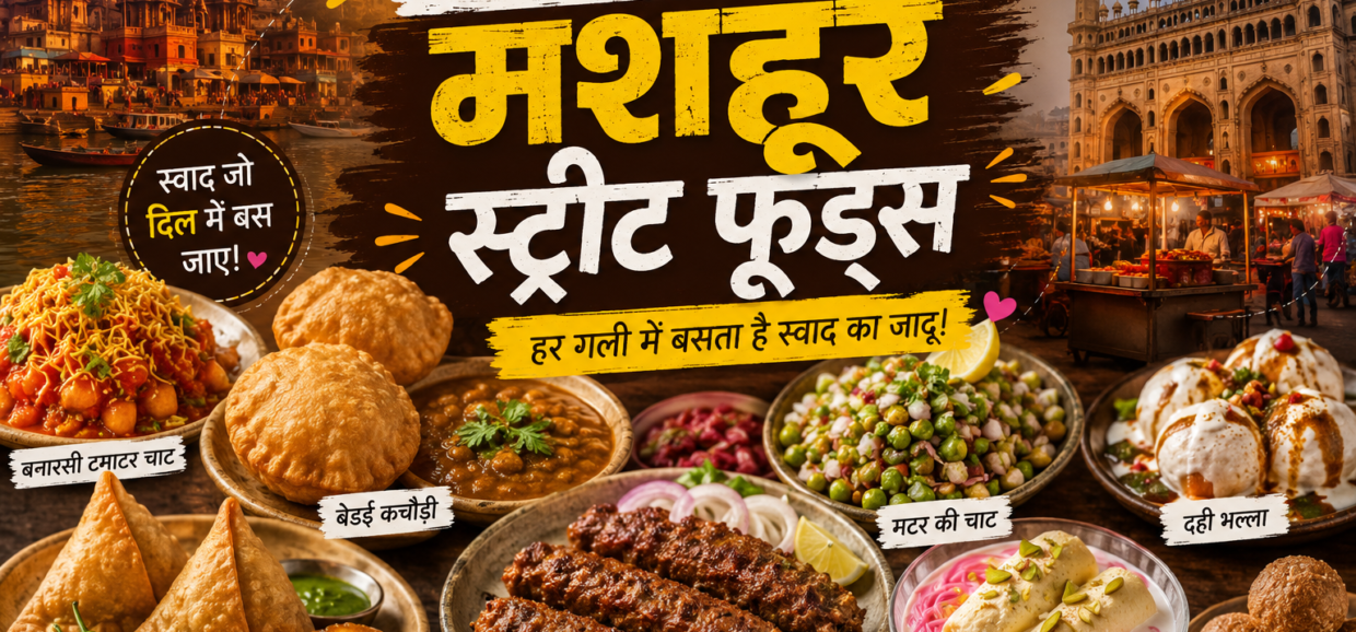 UP street food, Lucknow street food, Banarasi chaat, Uttar Pradesh famous food, Indian street food, UP ki chaat, Agra ka petha